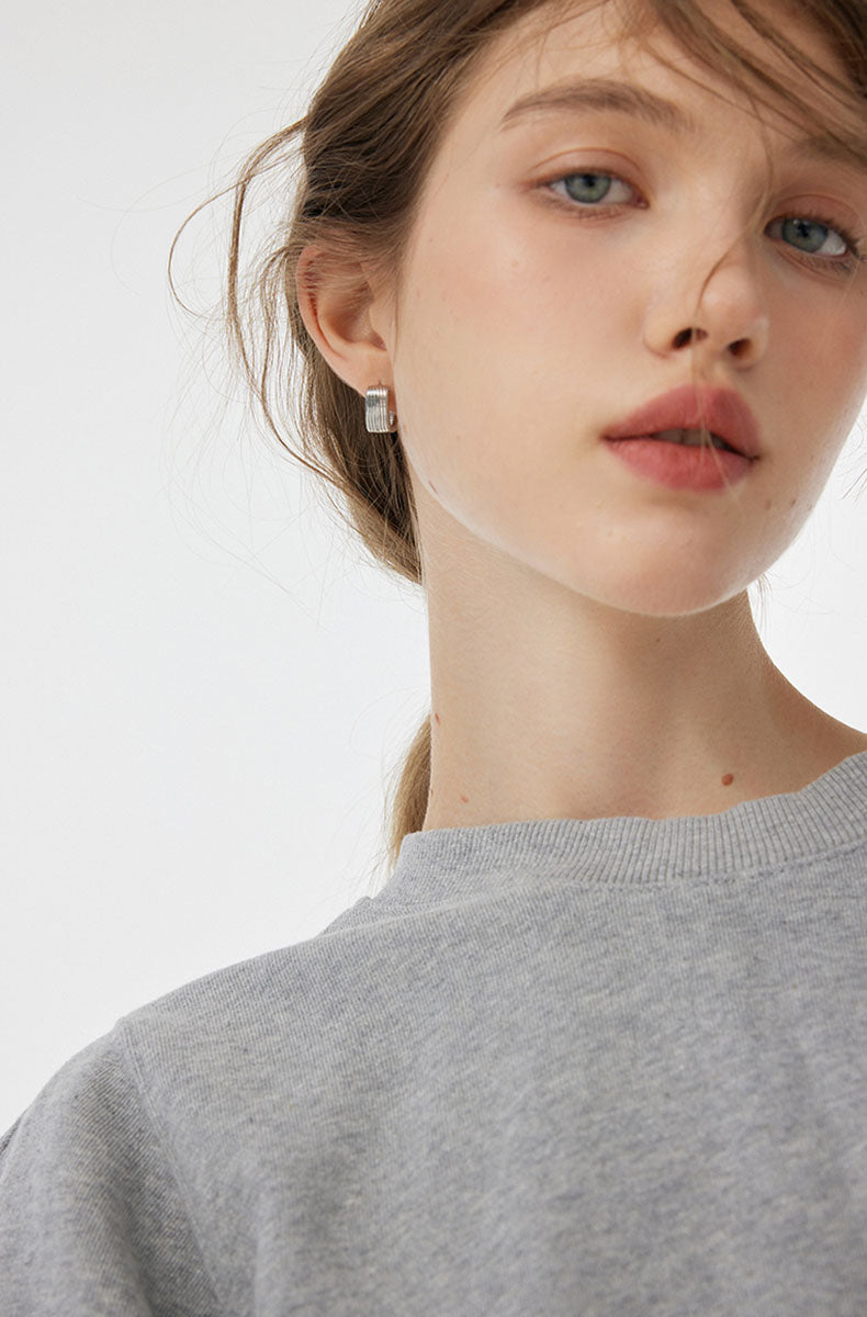 Minimalist Square Metal Earrings