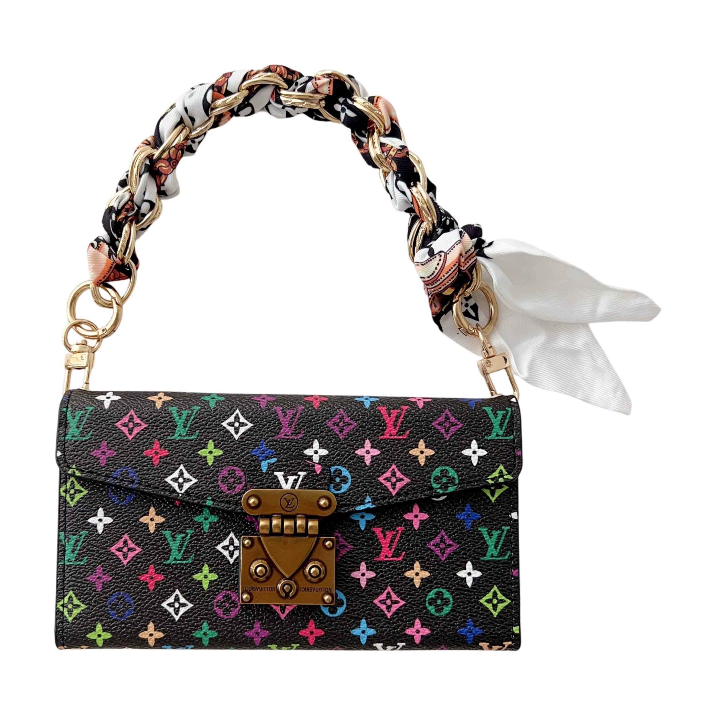 Multicolor Style Crossbody Case Wallet iPhone Case