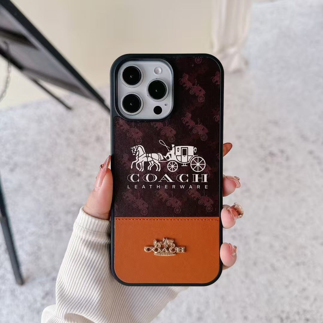 CH Color Block Print iPhone Case