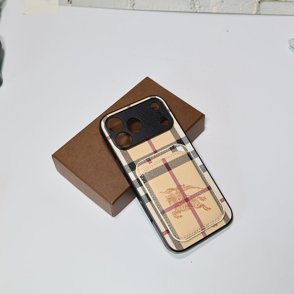 BB Card Holder iPhone Case for 12-17 / Pro / Pro Max / Plus / Air