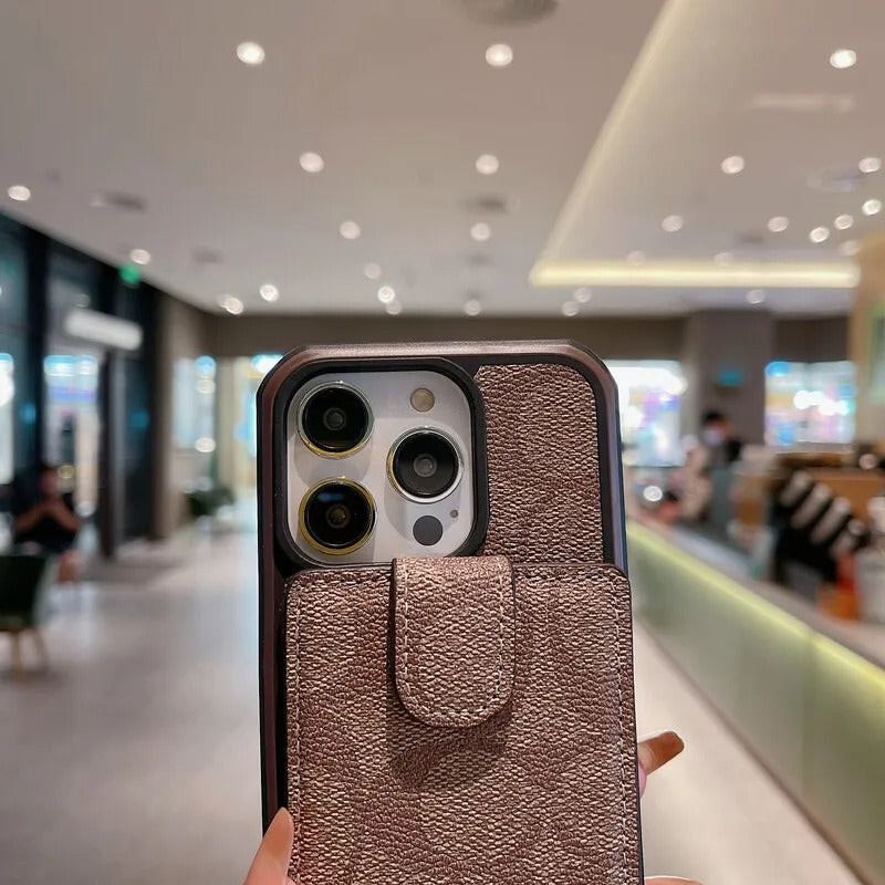 Classic Luxury iPhone Case With Wallet