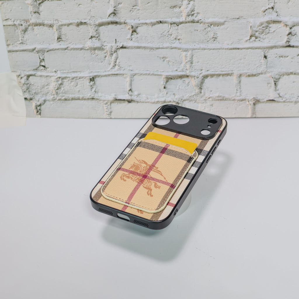 BB Card Holder iPhone Case for 12-17 / Pro / Pro Max / Plus / Air