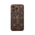 Luxury Letter Card Holder iPhone Case