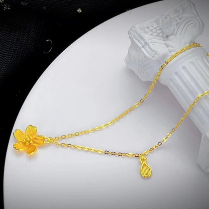 Simple Cherry Blossom Necklace