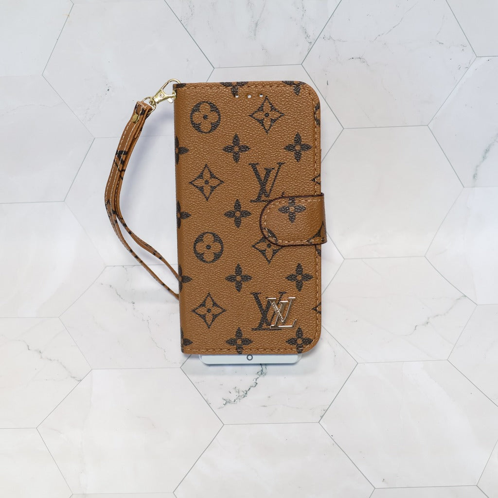 Classic Leather Wallet iPhone Case 14-17 Pro Max Plus Air