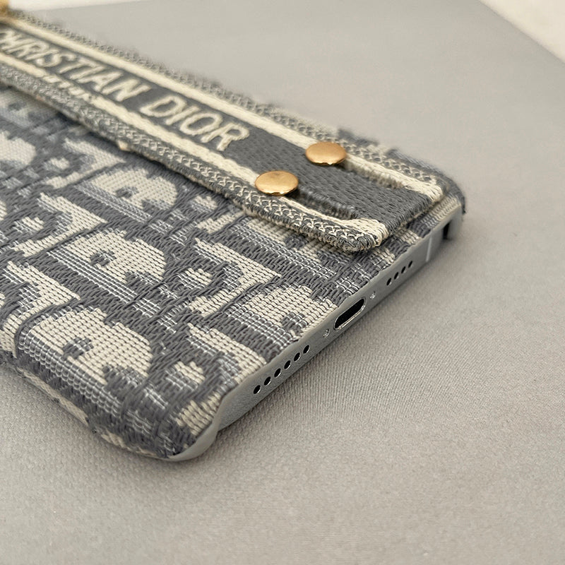 Gray Classic Luxury CD iPhone Case