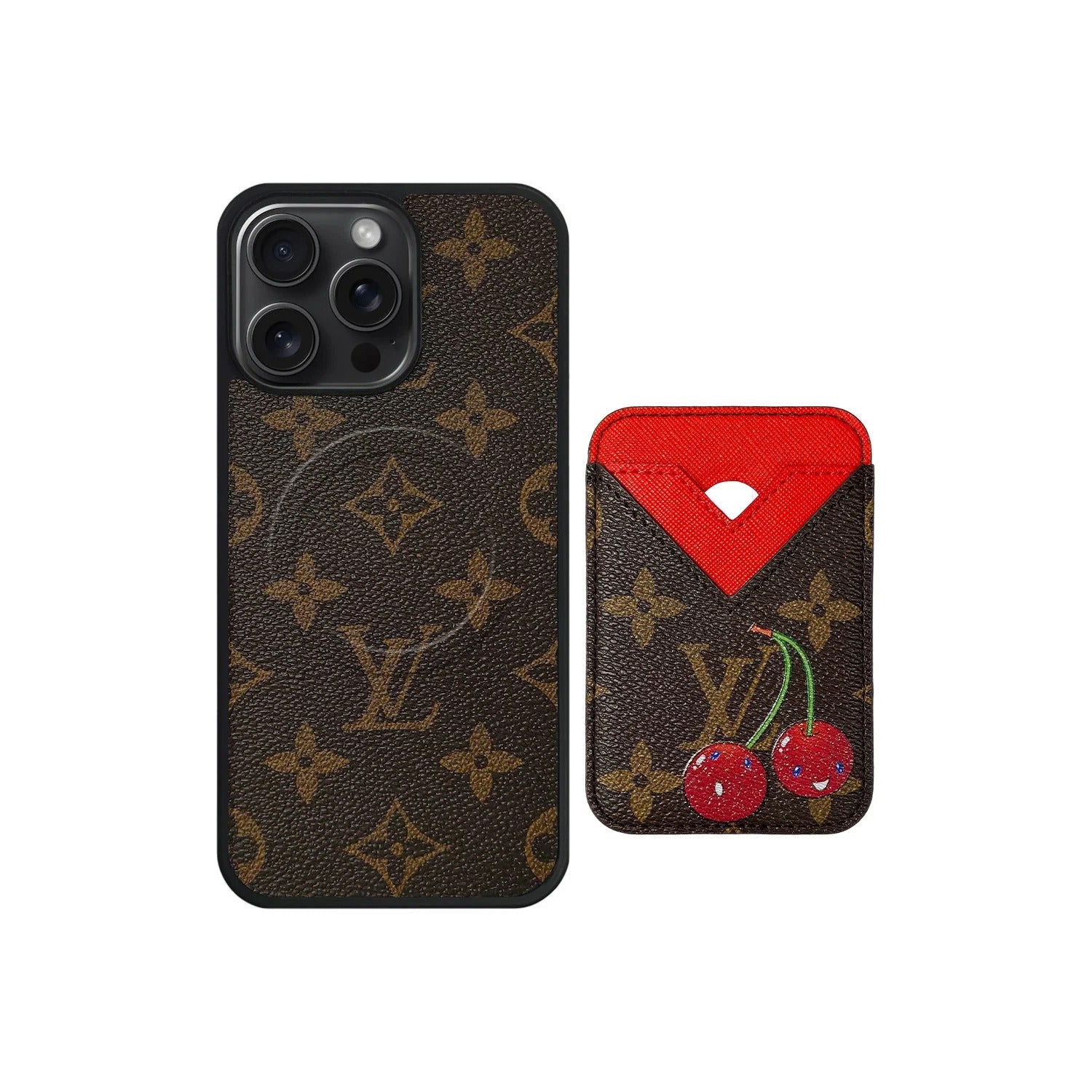 Set Magsafe Cardholder Cherry Red