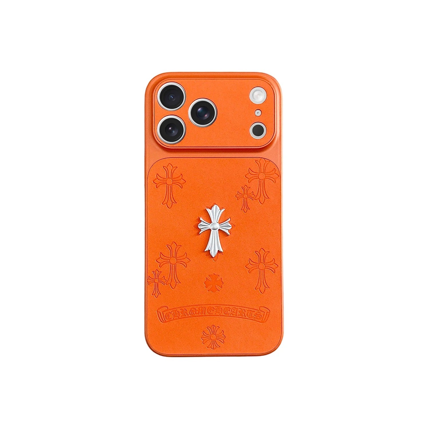 CR Hearts Cross Pendant iPhone Case