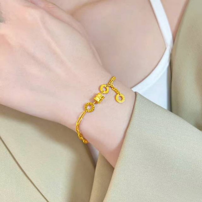 Gold Tassel Bracelet