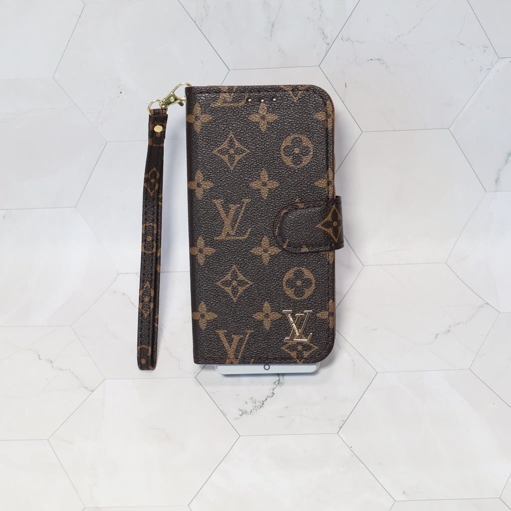 Classic Leather Wallet iPhone Case 14-17 Pro Max Plus Air