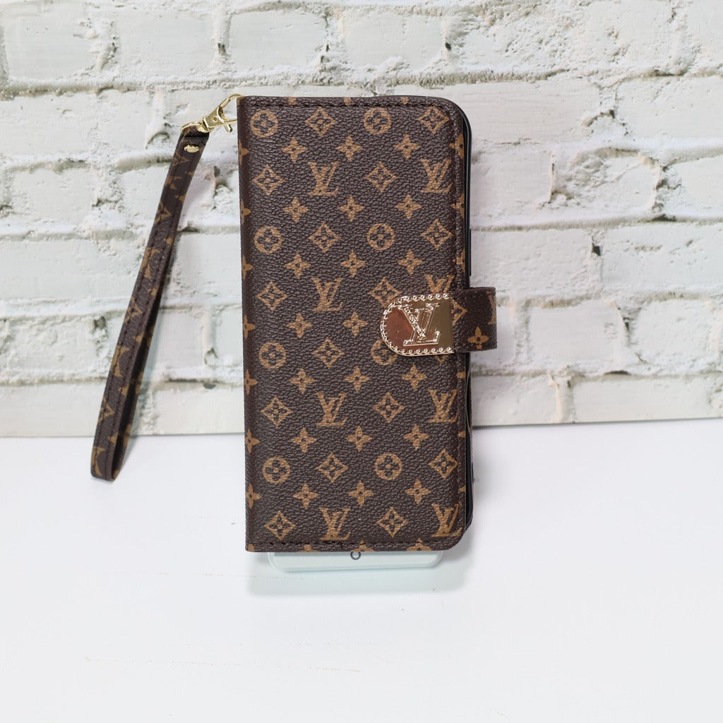 4 Color Zippered Wallet Phone Case for iPhone Series