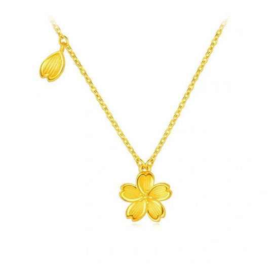 Simple Cherry Blossom Necklace
