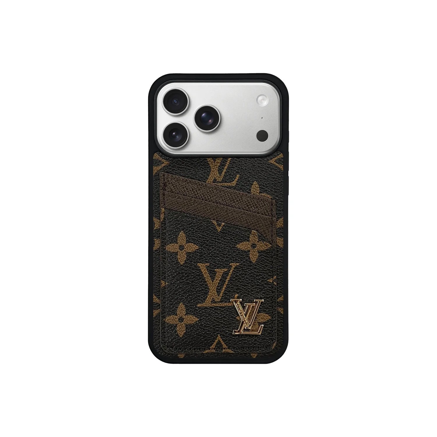 Brown Monogram Cardholder Fully Covered  iPhone Case