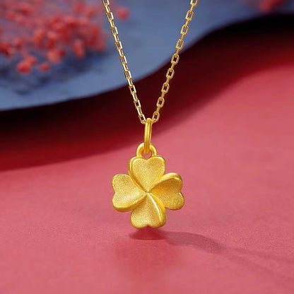 Lucky Four-Leaf Clover Necklace