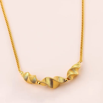 Simple Twisted Chain Necklace