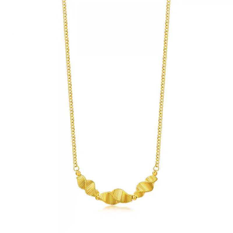 Simple Twisted Chain Necklace