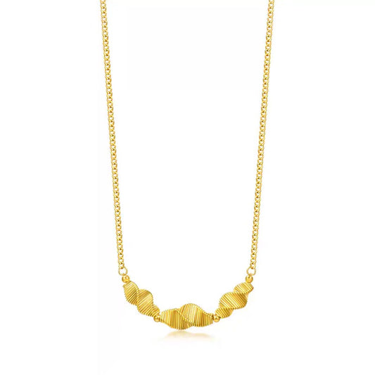 Simple Twisted Chain Necklace