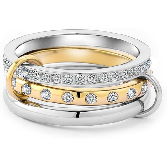 Women's 18K Gold-Plated Stackable Ring
