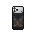 Retro Brown Card Pocket iPhone Case