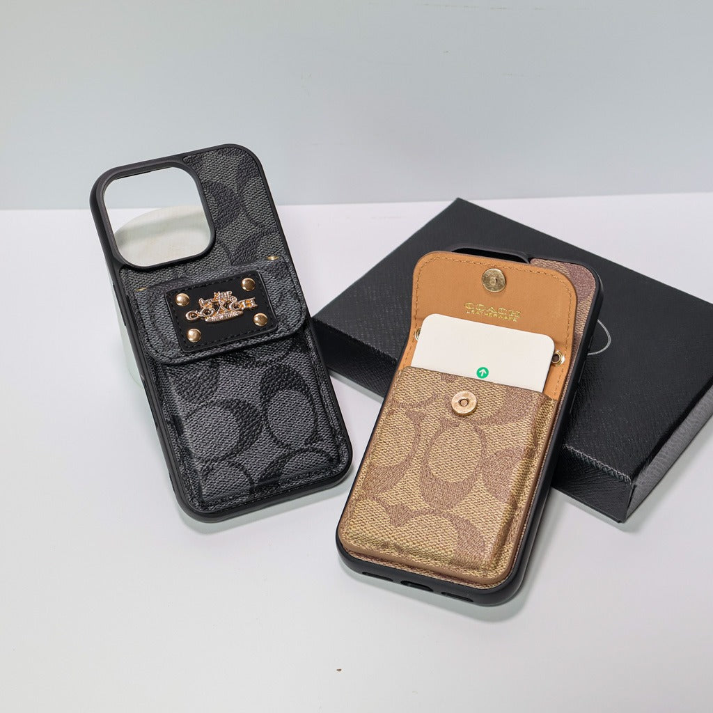 CH Style Card Holder for 14-17 Pro Max Plus iPhone Case