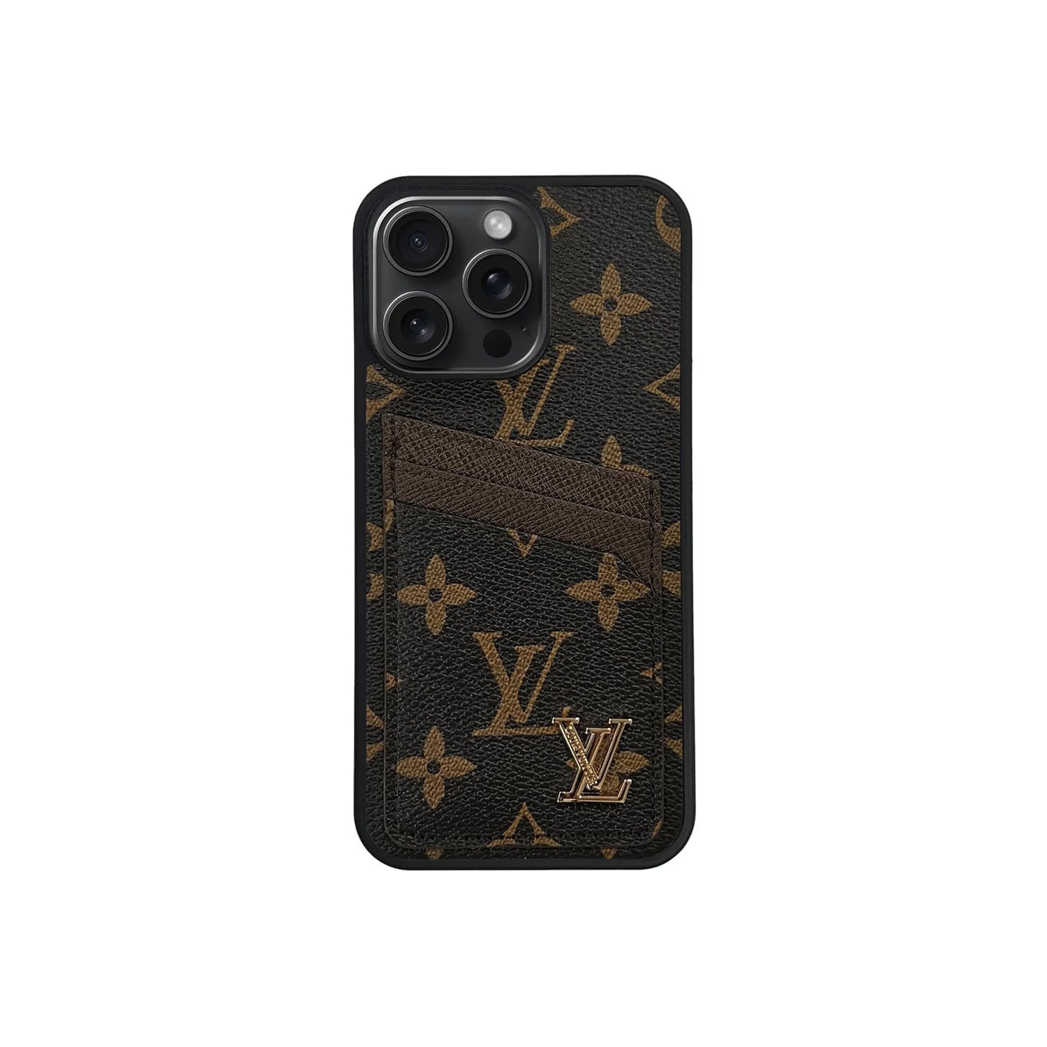 Brown Monogram Cardholder Fully Covered  iPhone Case