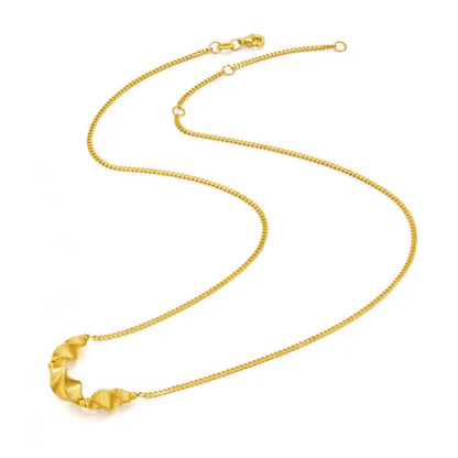 Simple Twisted Chain Necklace