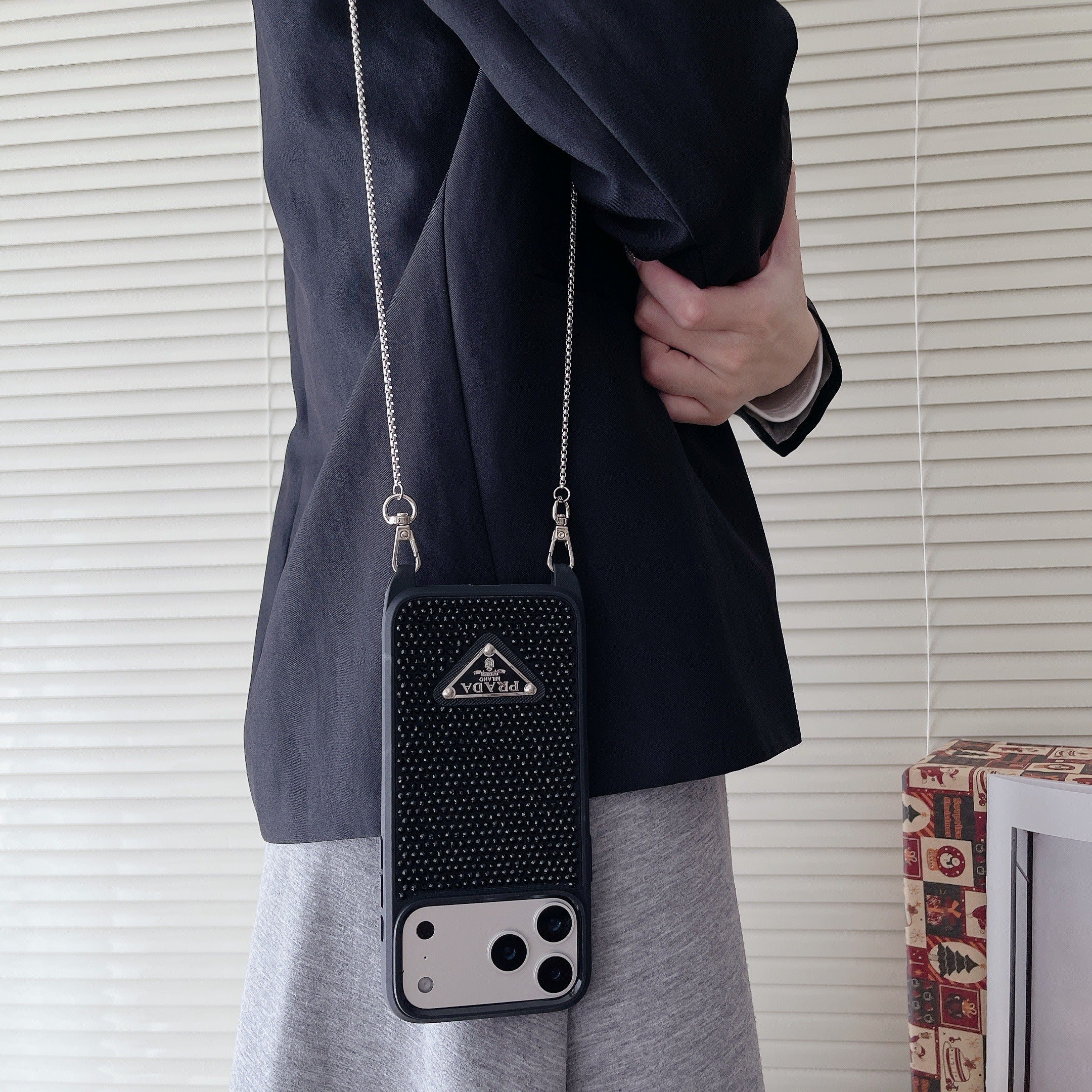 3 Color Phone Case on Chain iPhone