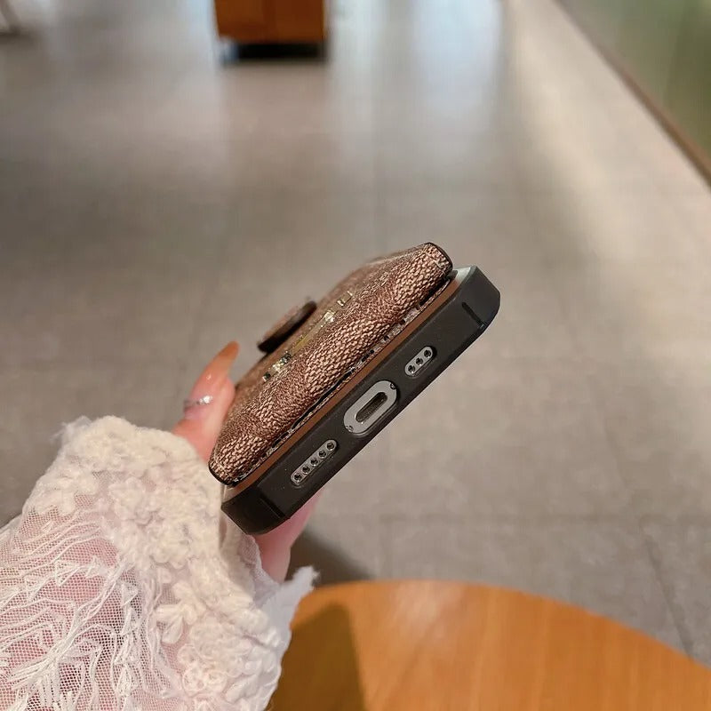 Classic Luxury iPhone Case With Wallet