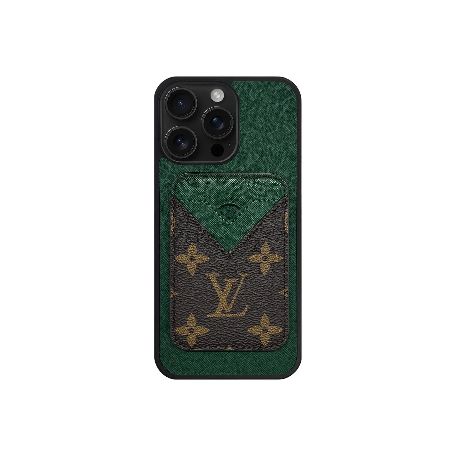 Retro Green Card Pocket iPhone Case