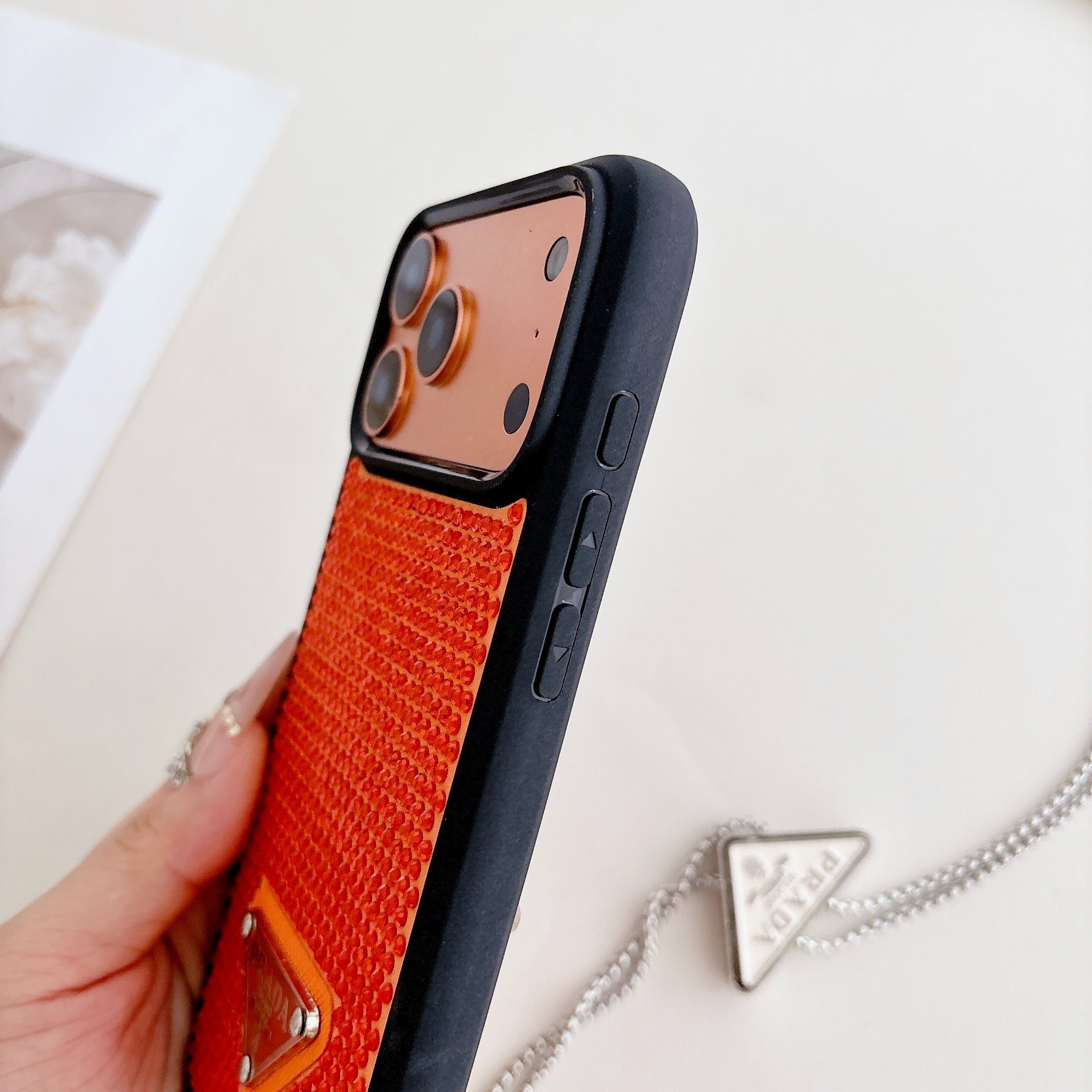 3 Color Phone Case on Chain iPhone