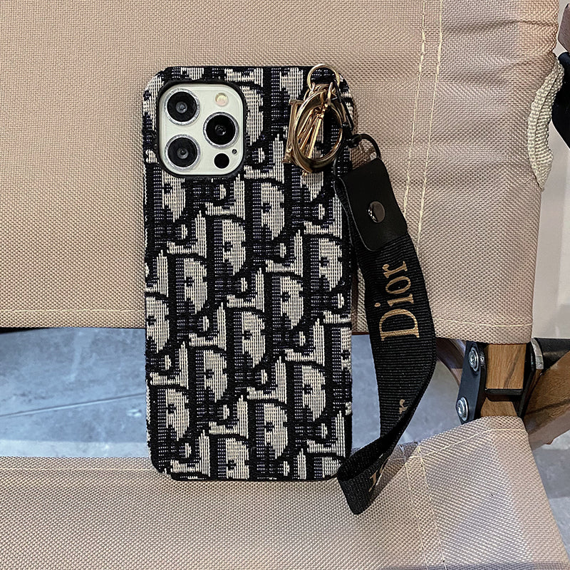 Retro Pattern With Strap iPhone Case