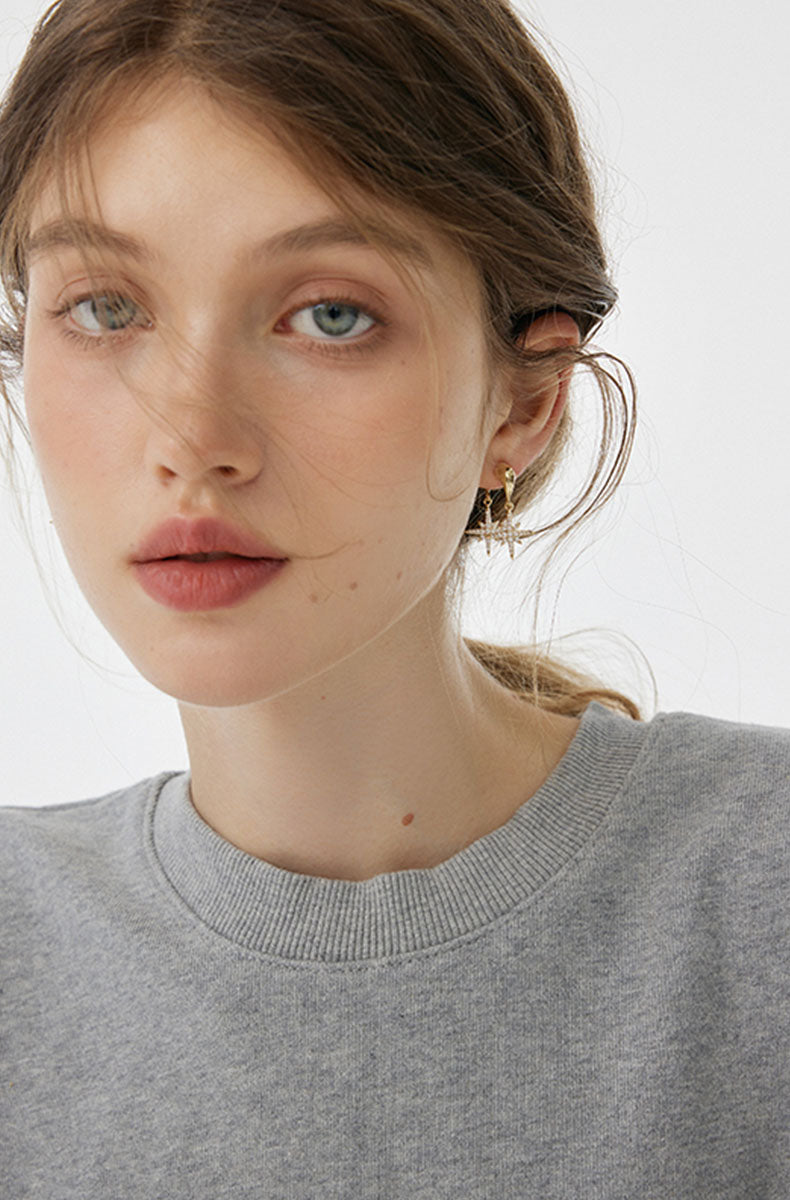 Elegant Starburst Drop Earrings