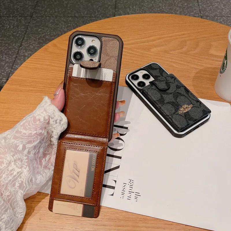 Classic Luxury iPhone Case With Wallet