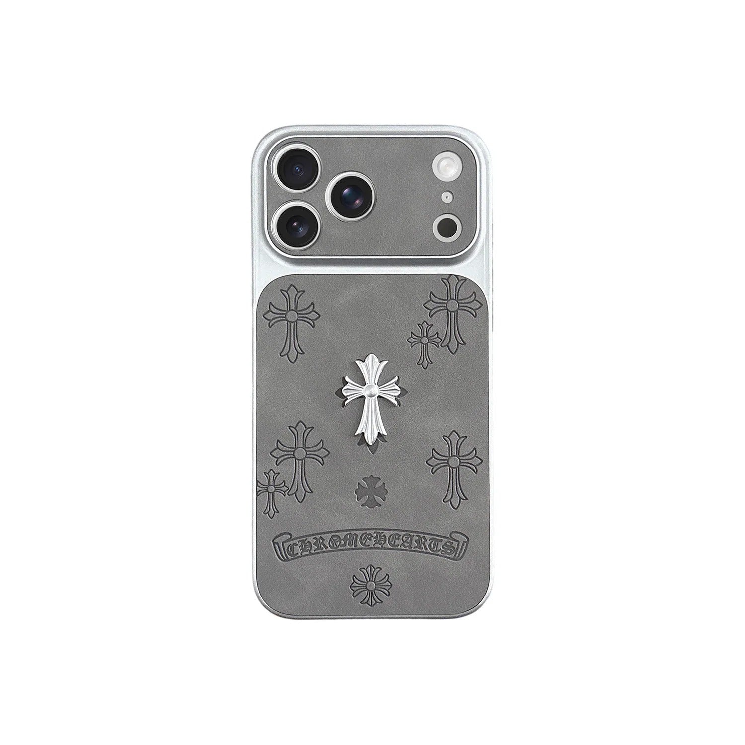 CR Hearts Cross Pendant iPhone Case