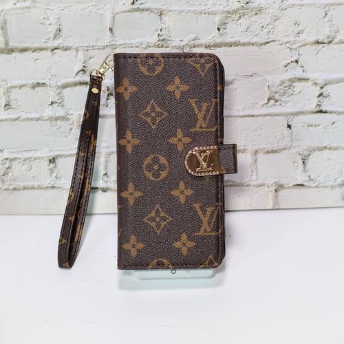 4 Color Zippered Wallet Phone Case for iPhone Series