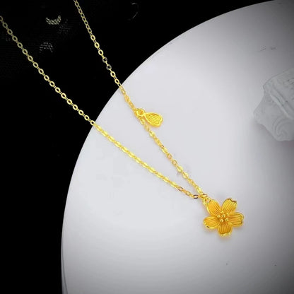 Simple Cherry Blossom Necklace