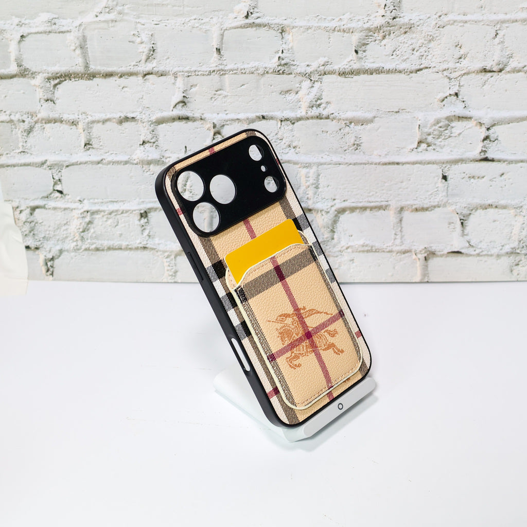 BB Card Holder iPhone Case for 12-17 / Pro / Pro Max / Plus / Air