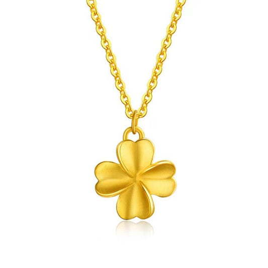 Lucky Four-Leaf Clover Necklace