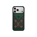 Retro Green Card Pocket iPhone Case