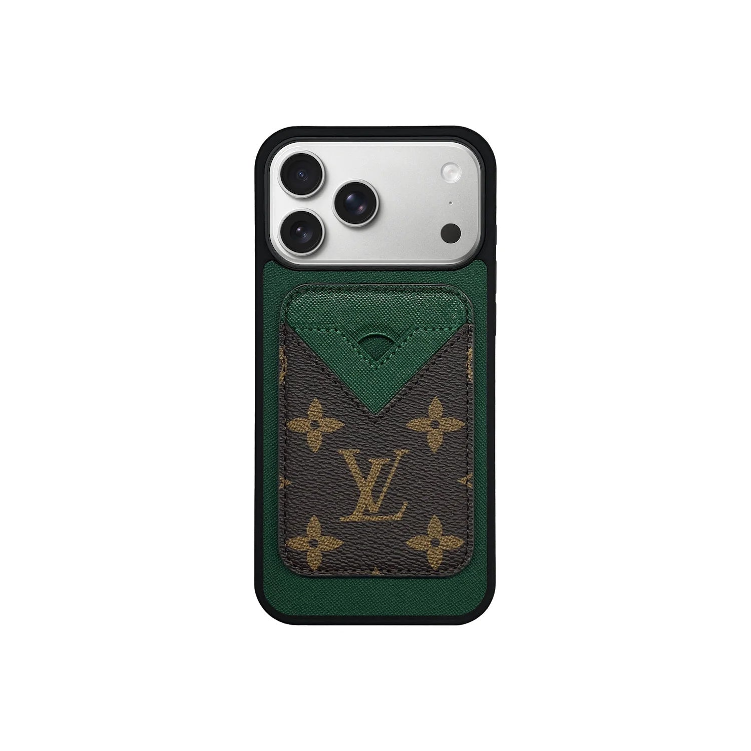 Retro Green Card Pocket iPhone Case