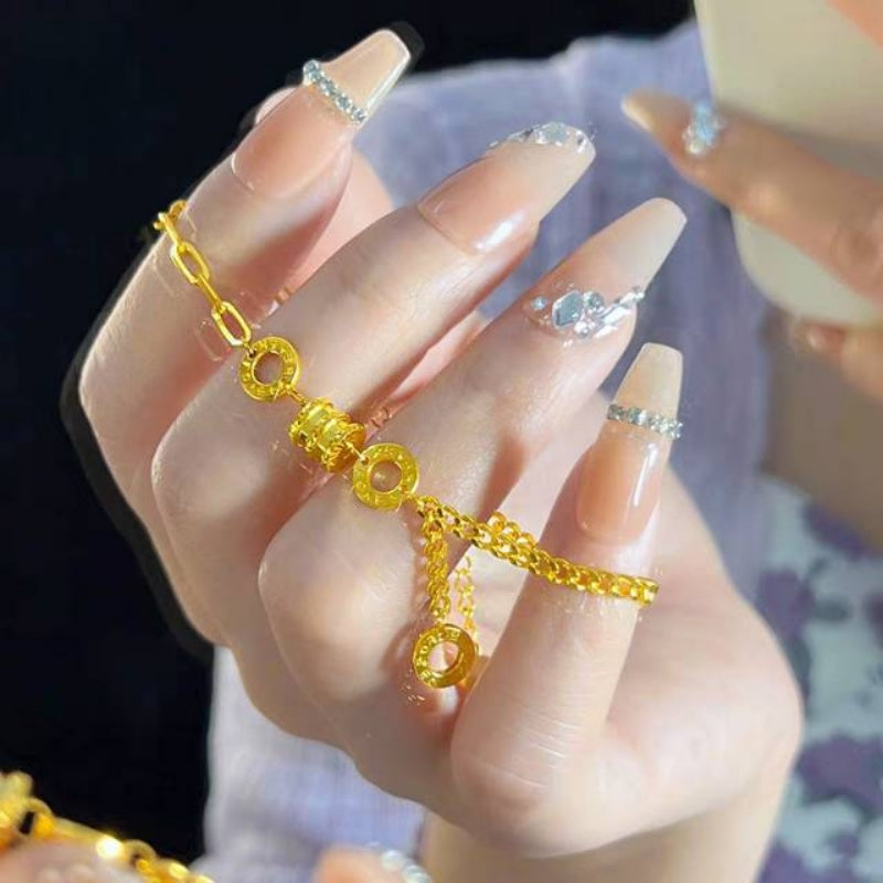 Gold Tassel Bracelet