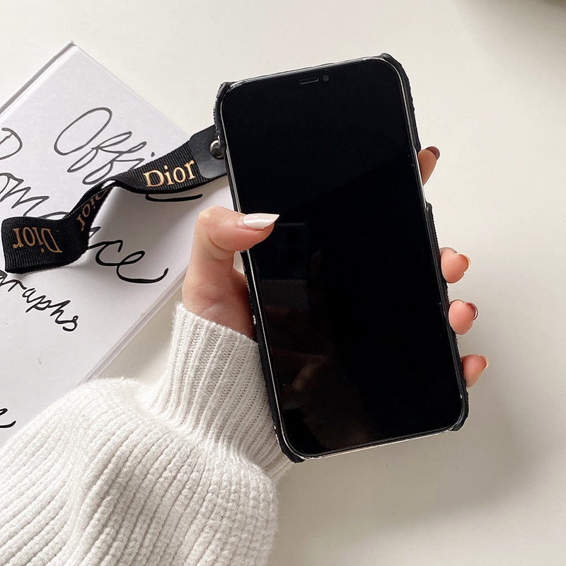 Retro Pattern With Strap iPhone Case