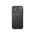 Black Monogram iPhone Case