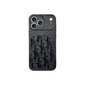 BLACK D Monogram iPhone Case