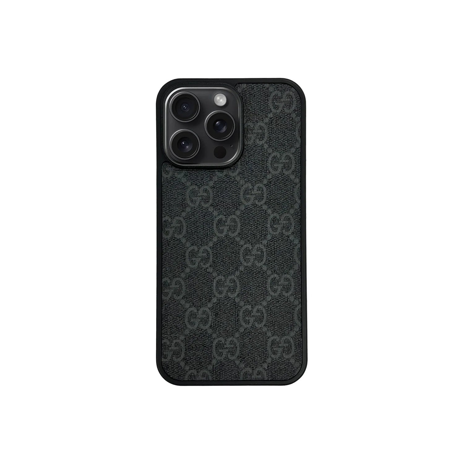Retro Black Full Coverage iPhone Case