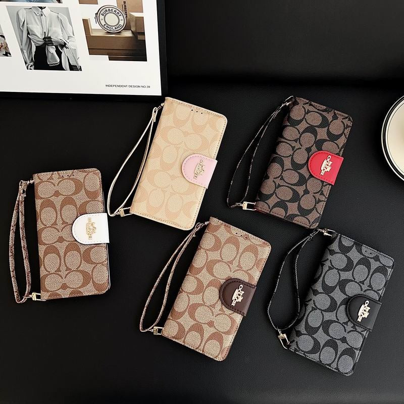 Leather Flip iPhone Case  With Card Holder