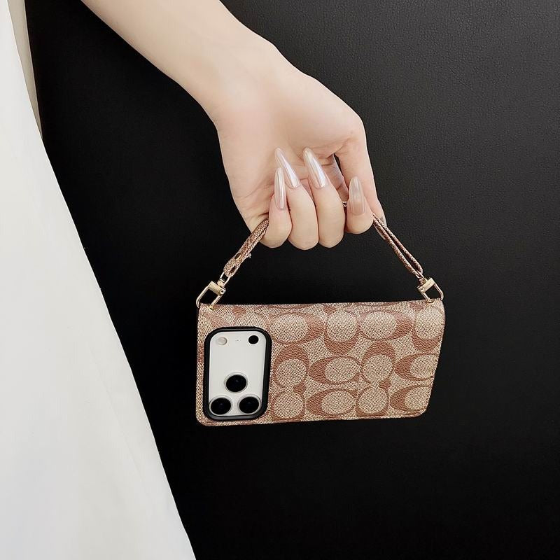 Leather Flip iPhone Case  With Card Holder