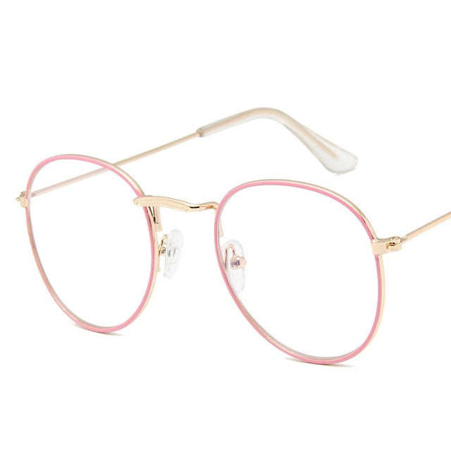 LeonLion Mirror Metal Sunglasses Women Vintage Brand Designer Flat Round Glasses UV400 Street Beat Oculos De Sol Gafas